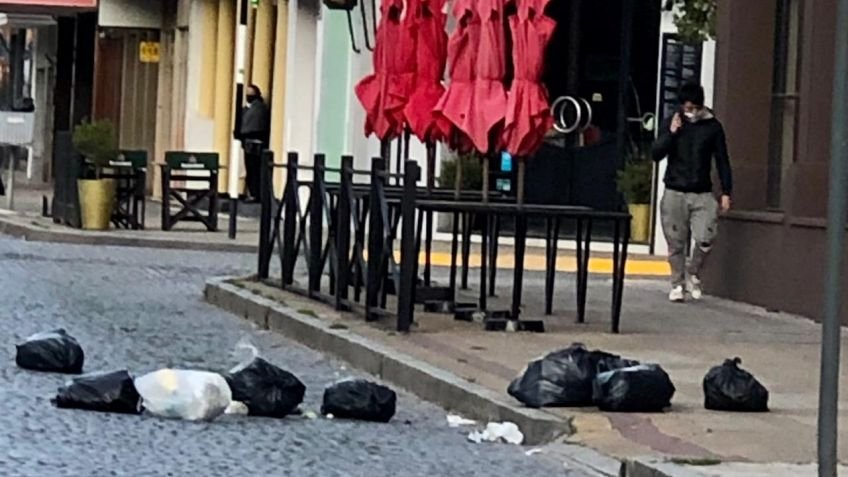 Basura por todos lados
